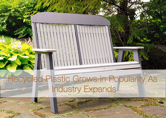 Recycled Plastic Benches And Picnic Tables Grow In Popularity As Industry Expands